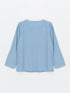 LC Waikiki Crew Neck Regular Long Sleeve Women's Blouse